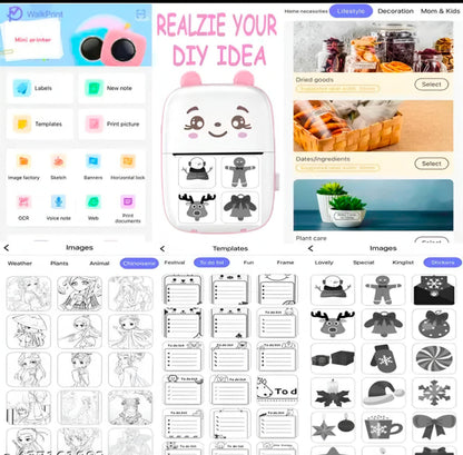 Cute Print Pocket Printer#FunPix Pocket Printer